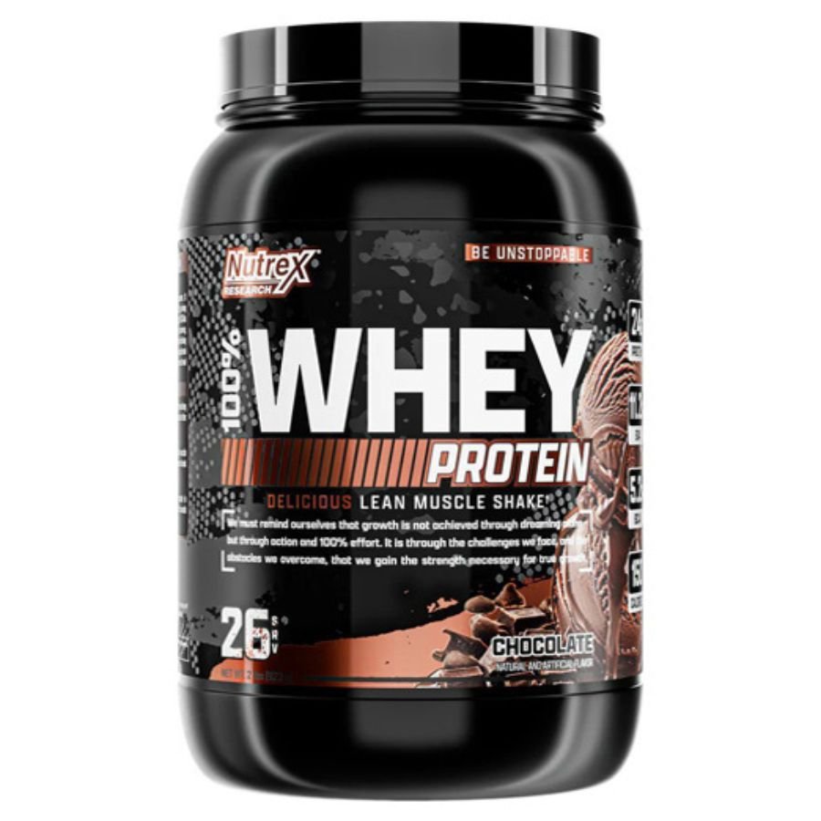 Nutrex Research 100% Whey Protein Chocolate 2 lbs (923 g)